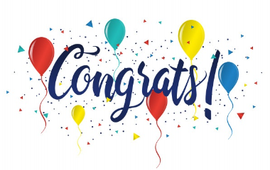 Congratulations